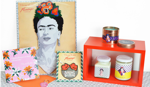 Flamingo Candles unveils collaboration with Frida Kahlo Corporation 